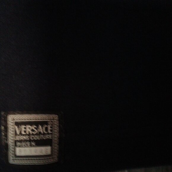 VERSACE MAN SWEATSHIRT SWEATER TOP NAVY BLUE M, MEDIUM, L, LARGE, 10, ITALY 44 - Picture 3 of 7